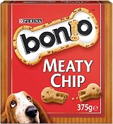 Bonio Meaty Chip Dog Biscuits 375g Pack of 5 - Adult Dog Treats