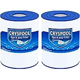 Cryspool® pwk65 Compatible with Watkins 31114, Hot Spot spa Filter, C-8465, FC-3960, 71827, 71828, Watkins 65 sq.ft hot tub Filter, 2 Pack