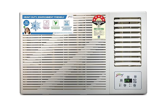 Godrej 1.5 Ton 5 Star Window AC (Copper AC 1.5T GWC 18DTC5-WSA Window White)