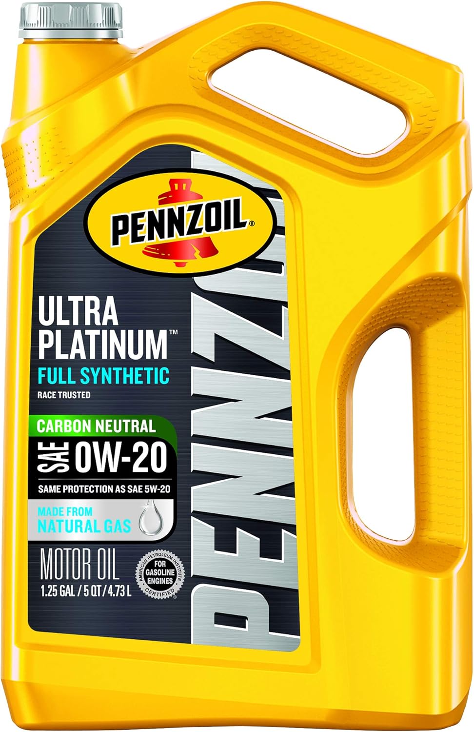 Pennzoil Ultra Platinum Full Synthetic 0W20 Motor Oil (5Quart, Pack