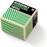 Brass Monkey Incredibly Pointless – Trivia Card Game Set with 200 Unique Questions About Pointless Knowledge for Adults and Kids Ages 13+