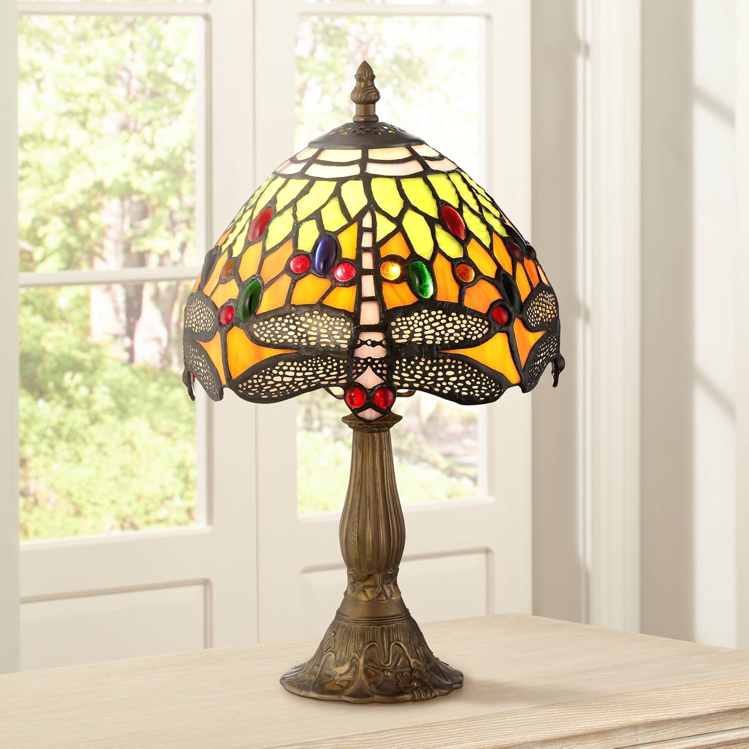 Best tiffany table lamp dragonfly