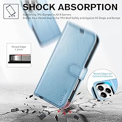 TUCCH Case for iPhone 16 Pro Max Case Wallet, [RFID