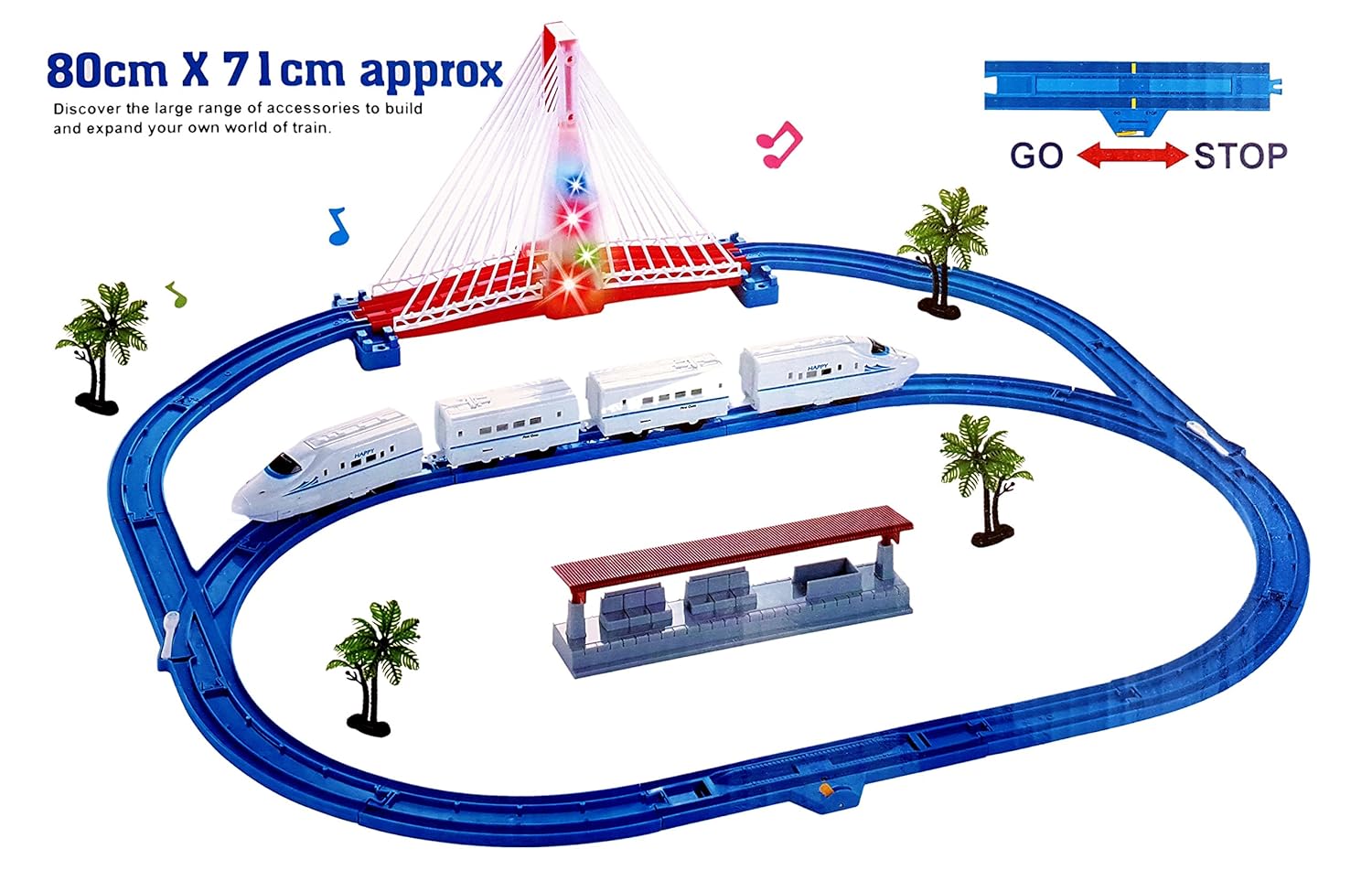 big toy train tracks