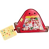 Vango BIZYBOO Smores - Seek &amp; Find Plush Travel Toy for Kids Ages 2+ | 25+ hidden objects to search, matching picture &amp; word card, handheld sensory play, fine motor skills, quiet car &amp; plane rides