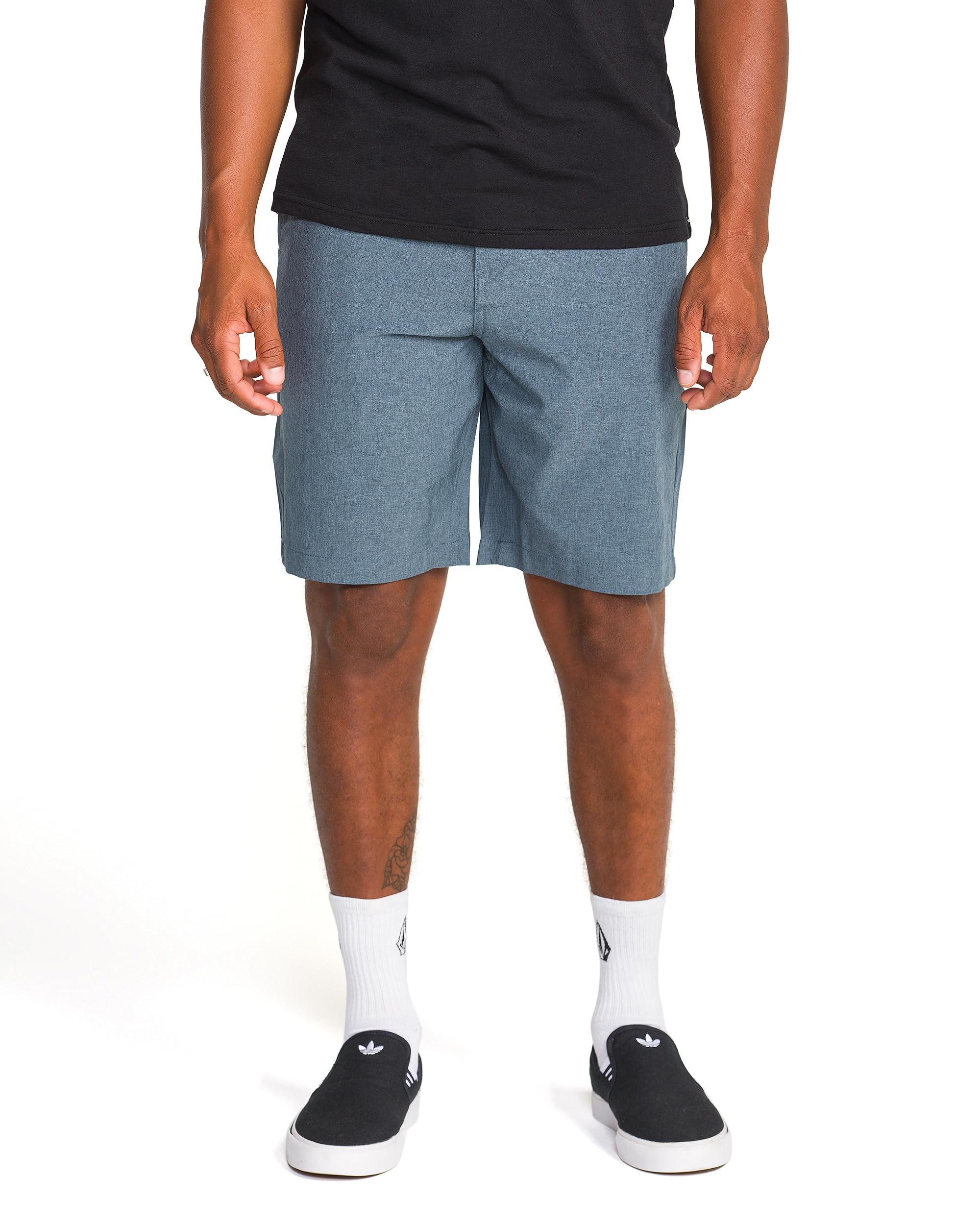 Volcom Men's Kerosene 21" Hybrid Chino Shorts, Dark Slate, 34 Image