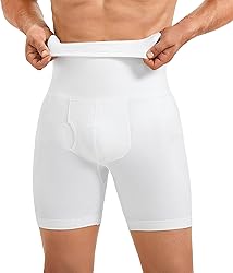TAILONG Men Tummy Control Shorts High Waist