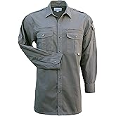 Foxfire Men's Long Sleeve Travel, Outdoor Hiking, or Safari Shirt for Travel, Action & Adventure, Regular & Tall, Cotton