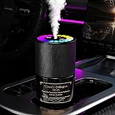 TOFVBIZB Car Air Freshener, Smart Car Air Freshener, Music-Synced RGB Ambient Lights with Auto On/Off, 150ml, Suitable for Cars, Homes, Offices, Bedrooms (Cologne)
