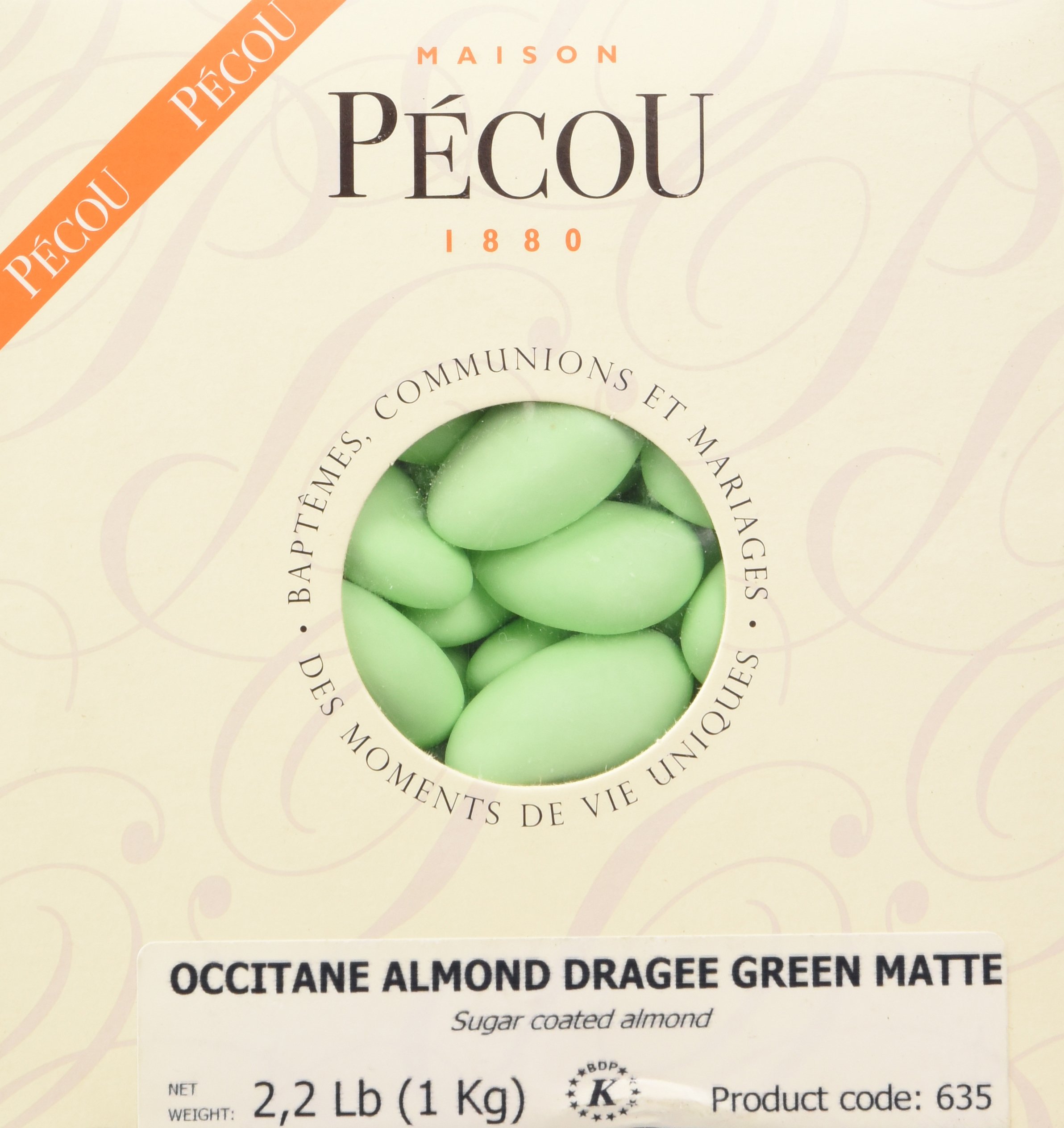 French Almond Dragees (French Jordan Almonds), Blue color