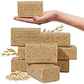 Australian Botanical Soap, 6.6 OZ, Oat Milk with Cloudberry, Triple Milled Bars made with a Natural Soap Base and Enriched with Organic Shea Butter, Pack of 8