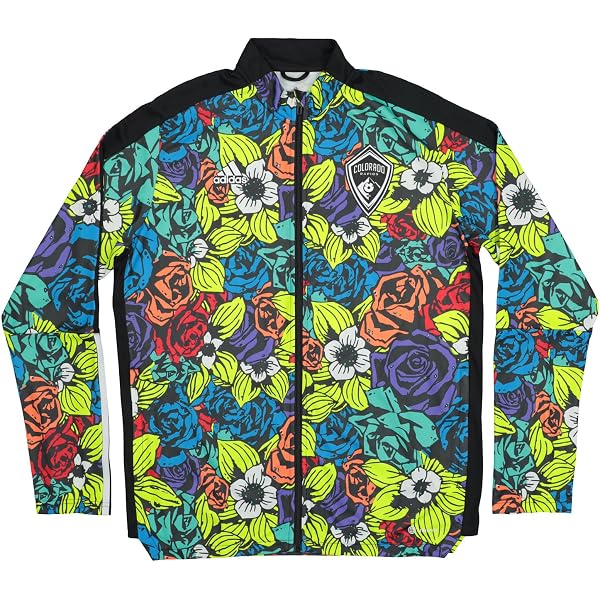 adidas Originals Men's Graphics Y2K Track Top Black/Orange Rush X