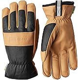 HESTRA PRO Winter Pro Breathable Thinsluate Goatskin Glove | Waterproof 5-Finger Insulated Work Glove for Cold, Windy, and Wet Environments
