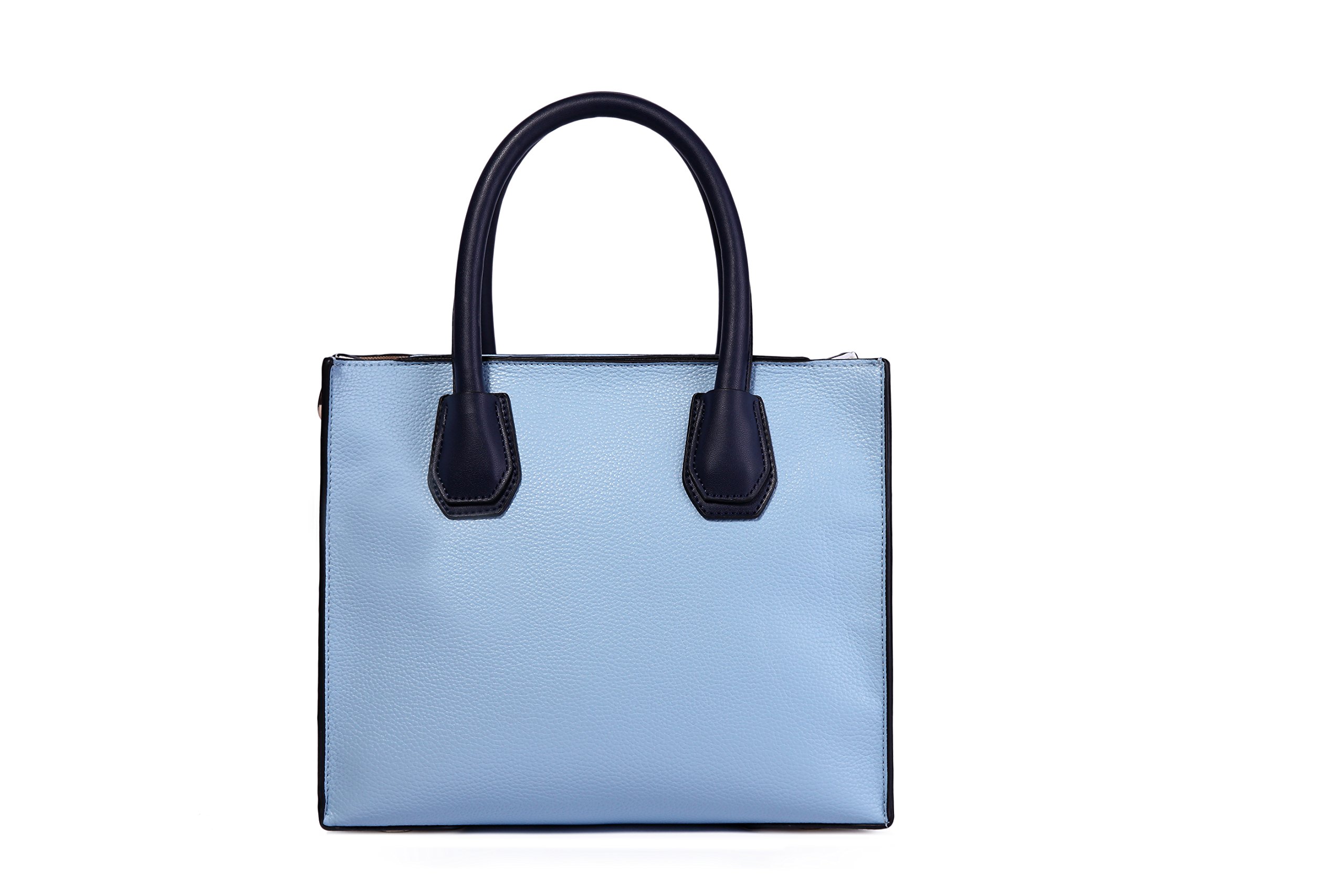 Ruiatoo Top Handle Handbag Flower Portable Satchel Tote Purse Shoulder Crossbody Bags Blue