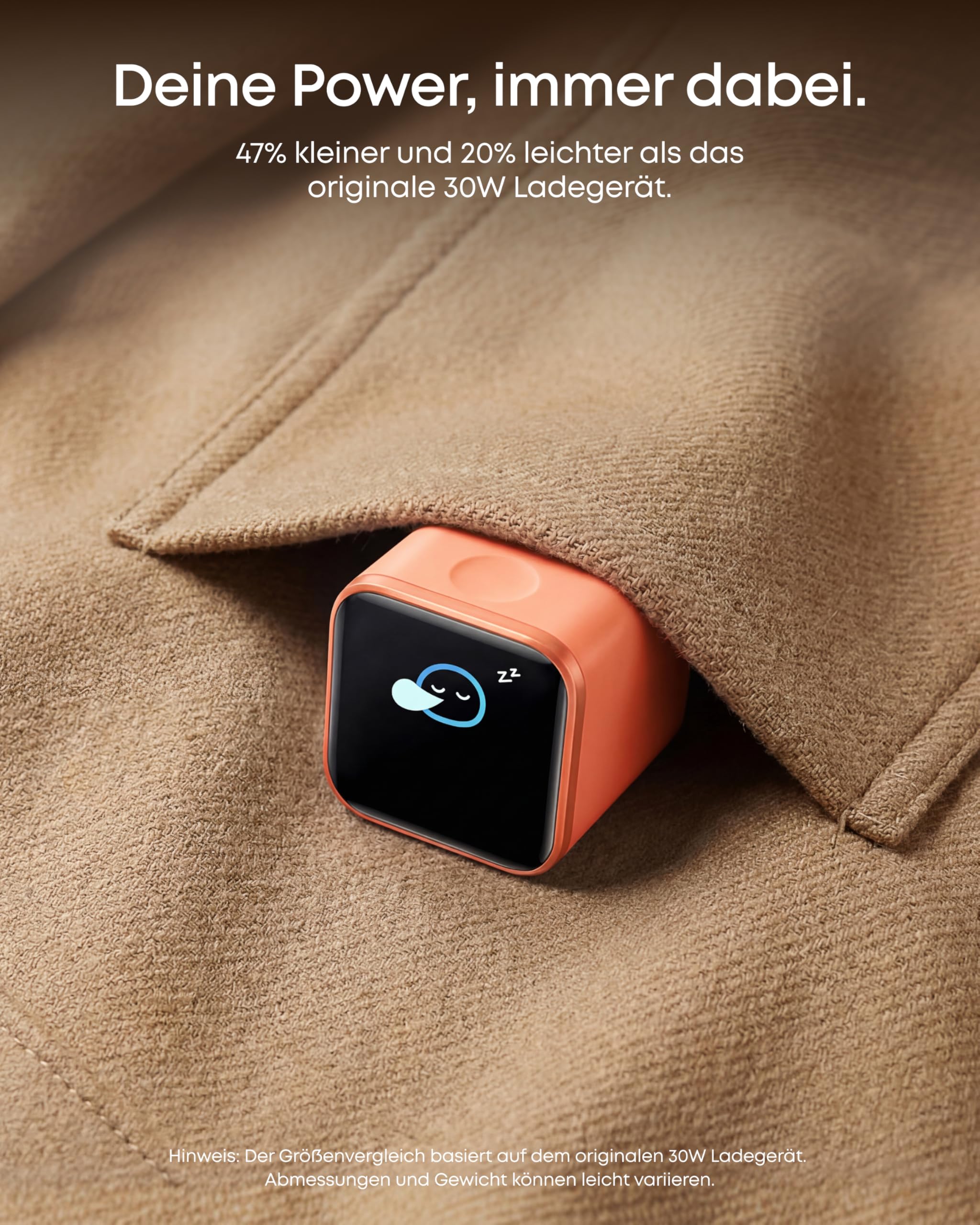 Anker Smart Ladegerät, Anker Nano 45W USB C Ladegerät mit Display und intelligenter Erkennung, integriertem Schonmodus, kompaktes GaN Schnellladegerät für iPhone 17/16/15 Serie, iPad, MacBook 5