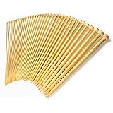 LIHAO 36 PCS Bamboo Knitting Needles Set (18 Sizes From 2.0mm to 10.0mm)