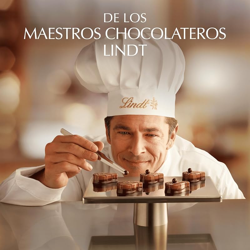 Dulces Deseos Caja de bombones de chocolate surtidos, chocolate con leche, chocolate negro, chocolate blanco, bombones para regalar, caja de bombones, 337 g