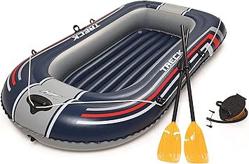 Bestway Hydro-Force Schlauchboot-Set Treck X1, für 2 Personen, 228 x 121 x 32 cm
