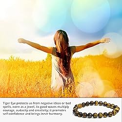 Natural Tiger Eye Bracelet, Healing Crystal