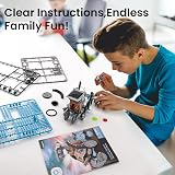 Sillbird 12-in-1 Solar Robot Kit 190P Construction STEM Toy for Kids view 7