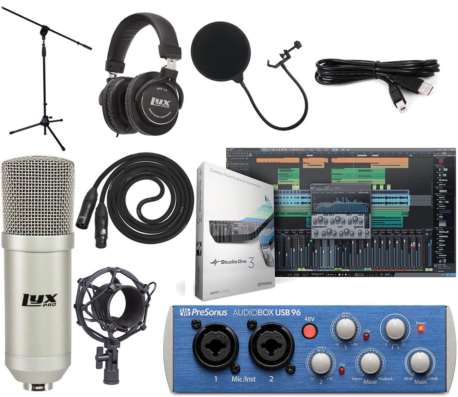 Presonus AudioBox 96 USB 2.0 Audio Interface Studio