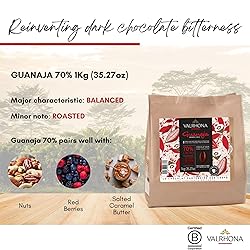 Valrhona Premium French Baking Dark Chocolate Discs