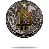 Cryptochips | Blacked Bitcoin (BTC) Physical Crypto Coin | Commemorative Cryptocurrency You Can HODL