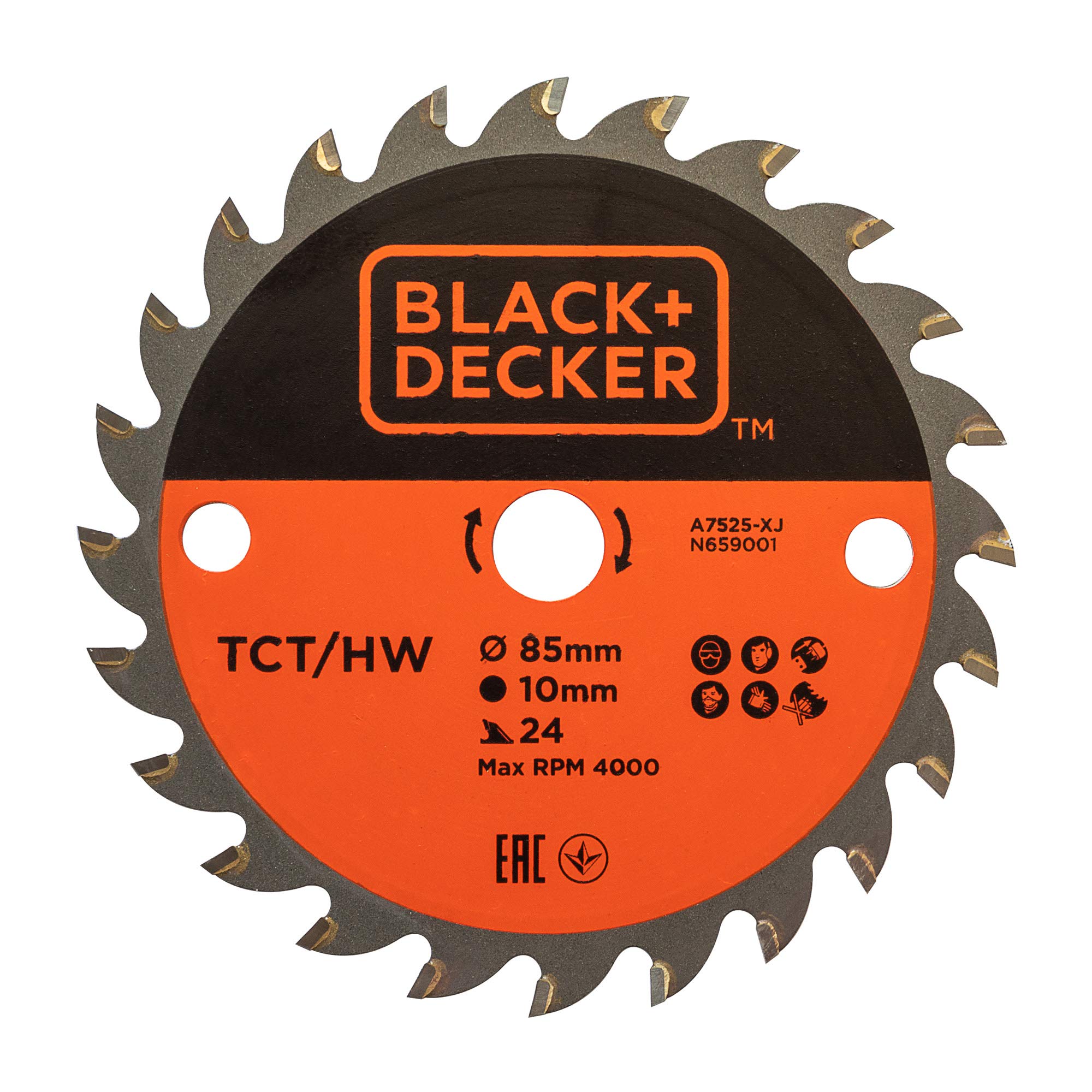 A7525-XJ Hojas TCT 85x10 24T