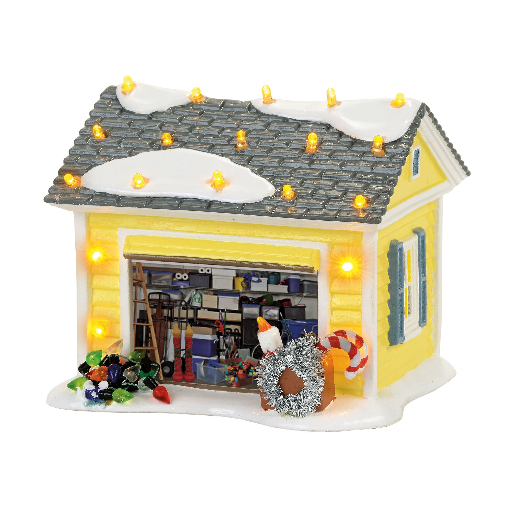 Modern Snow Village Christmas Vacation The Griswold Holiday Garage Lit