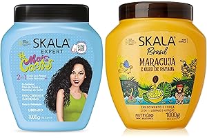 SKALA-Hair-Type-3ABC - Mais Cachos/Passion Fruit Combo - Hydrate Curls, Eliminate Frizz, For Curly Hair - 2-IN-1 Conditioning
