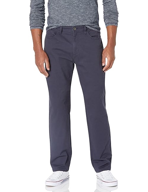 Amazon Essentials Men's Chinos, Athletic Fit, Work Pants, 5-Pocket, Comfort Stretch, Navy, 34W x 29L