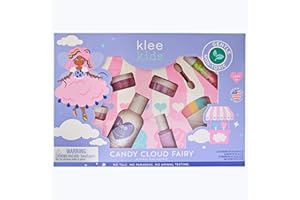 Klee Naturals Deluxe Mineral Play Makeup Kit. Gentle and Non-Toxic. Kid-Friendly. Made in USA. (Candy Cloud Fairy)