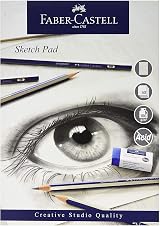 Faber-Castell Creative Studio Sketch Pad A4 50 Sheets 100 GSM Acid Free