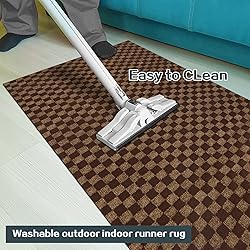 Heyroll Custom Size Hallway Runner Rug, Backed