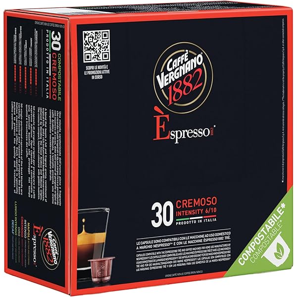 Amazon.com: Caffe' Vergnano 1882 Medium Roast Espresso Bundle, Oro