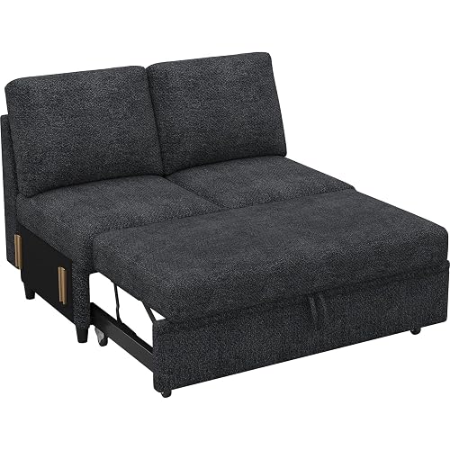 Belffin Sectional Sleeper Sofa with Pull Out Bed Module. Loveseat with ...