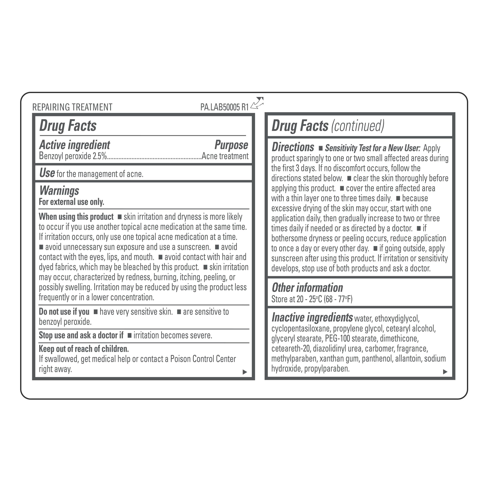 Proactiv Repair Acne Treatment Benzoyl Peroxide Spot Treatment and Repairing Serum Clear, 3 Fl Oz