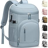 Pritent Cooler Backpack Insulated Waterproof,30 Cans Backpack Coolers Leakproof Lunch Backpack for Men Women Portable Soft Cooler Bag for Beach Camping Trave Picnic