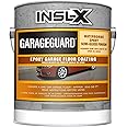INSL-X EGG310S9A-1K Garage Guard Waterbased Epoxy Semi-Gloss Paint 1 Gallon Kit Showroom Gray