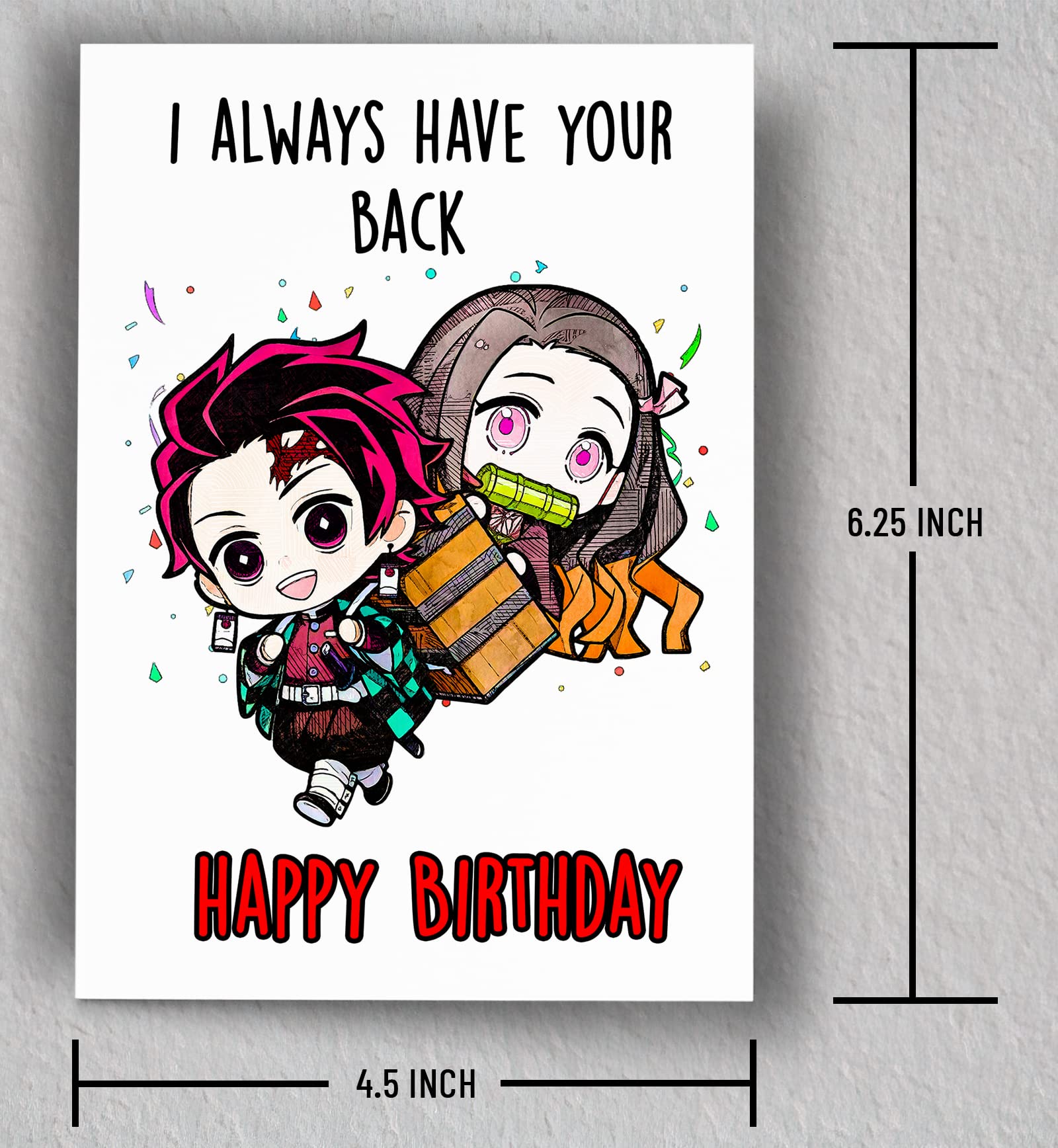 Mua I Always Got Your Back Birthday Card | Anime Greeting Card | Anime ...