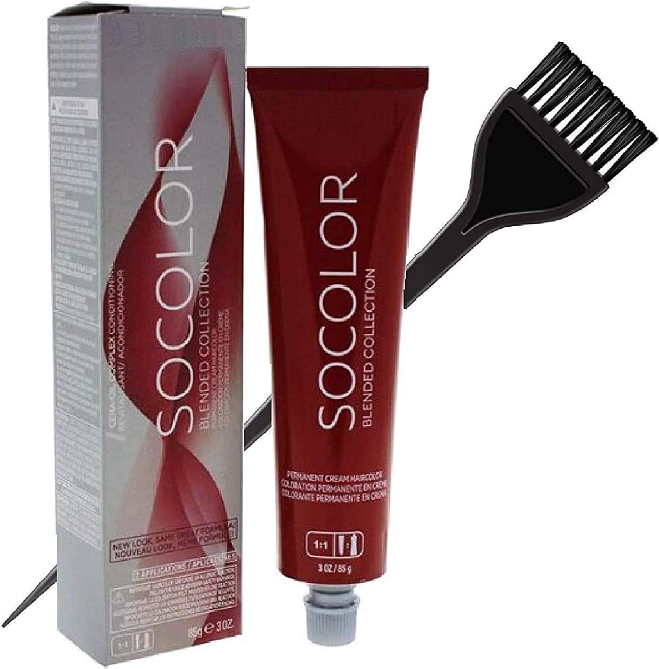 MATRlX SoColor BLENDED Collection Permanent Cream Hair Color (w/Sleek Tint Brush) So Color Haircolor Dye (8N Medium Blonde Neutral)