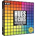 USAOPOLY HUES and CUES Vibrant Color Guessing Game Perfect for Family Game Night Connect Clues and Colors Together 480 Color 