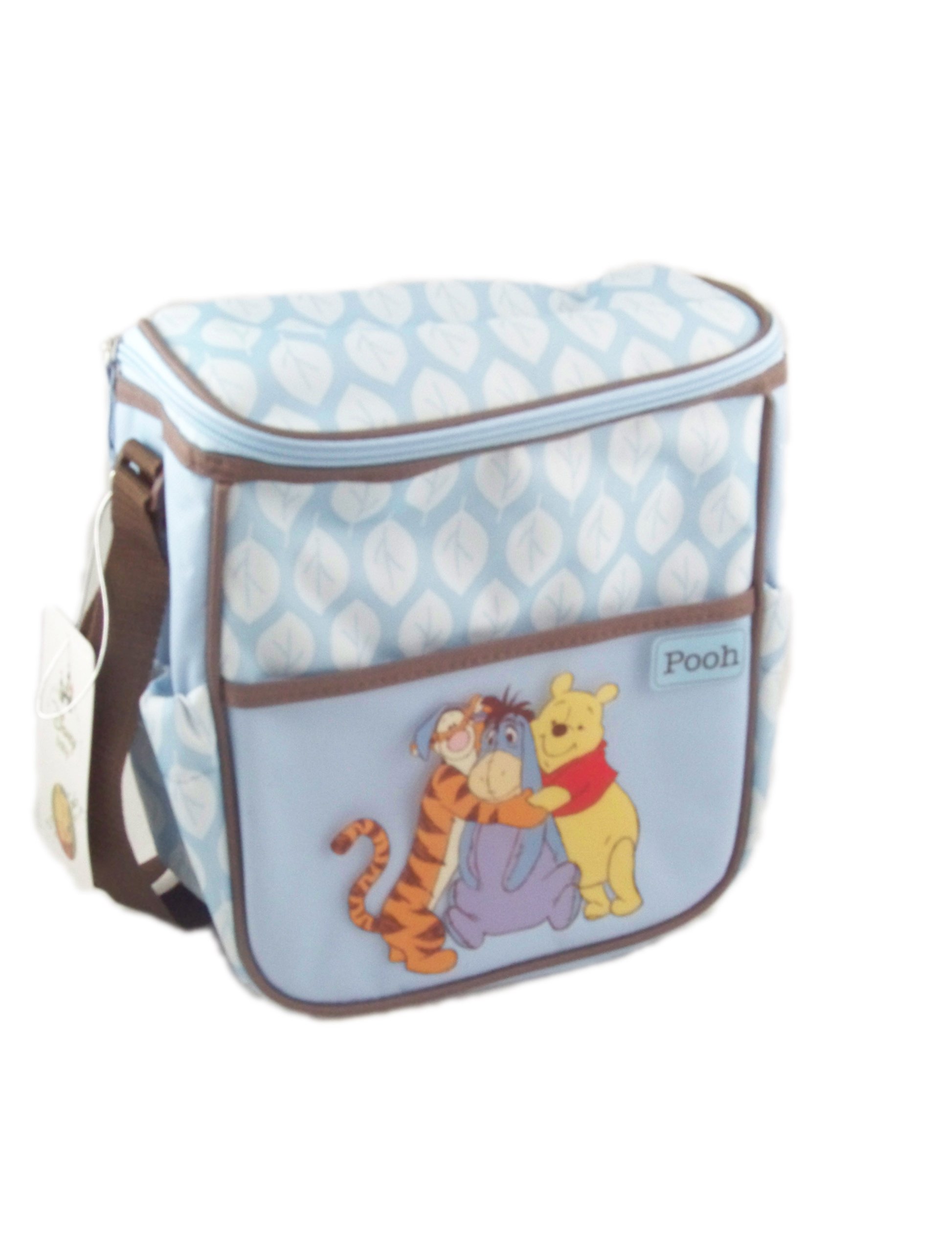 Disney Pooh and Tigger Diaper Bag, Blue Diaper Tote Bags