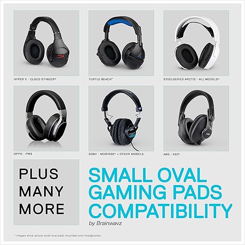 Hybrid Replacement Earpads for Sony MDR 7506 Headphones with Gel