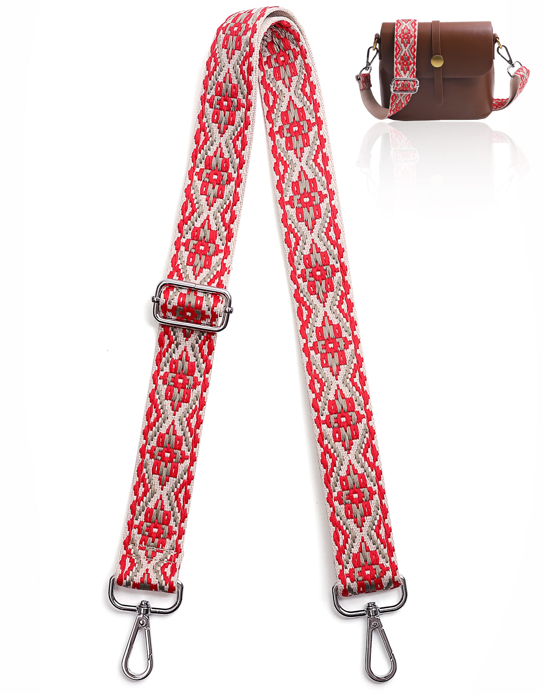 3.8cm Wide Shoulder Strap Adjustable Replacement Belt Crossbody Canvas Bag Handbag