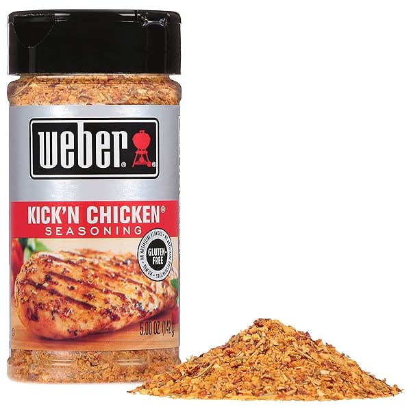 WEBER KICK’N CHICKEN SEASONING, 5 OZ