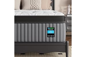 BedStory 12 Inch Queen Size Mattress - Firm Hybrid Mattress in a Box, Hotel-Quality Memory Foam & Pocket Spring, Pressure Rel