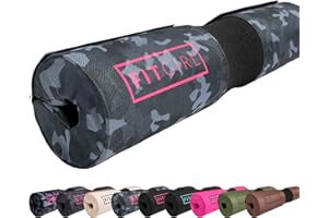 FITGIRL - Squat Pad and Hip Thrust Pad for Leg Day, Barbell Pad Stays in Place Secure, Thick Cushion for Comfortable Squats Lunges Glute Bridges, Olympic Bar and Smith Machine