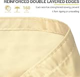 Mokani Sun Shade Sail 2x2m Rectangle UV 95% Block Cream White view 5