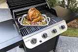 Char-Broil Grill+ Beer Can Chicken Rack Stainless Steel 140 018 Weber Kettle view 4